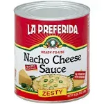 La Preferida Cheese Sauce, Nacho, Zesty - 106 oz