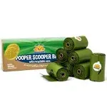 Pooper Scooper Bags With Recyclable Core | 120 Thick 100% Leak Proof Pet Waste B