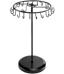 QWORK Spinning Jewelry Tree Display Stand