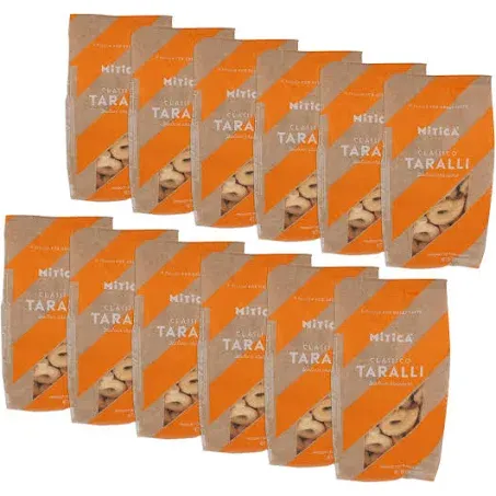 Mitica Taralli Classic Pack of 12, Size: 8.81 oz