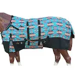 72" Hilason 1200D Winter Waterproof Turnout Horse Blanket Belly Wrap Turquoise