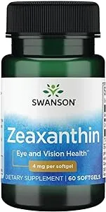 Swanson Zeaxanthin 4 Milligrams 60 Sgels