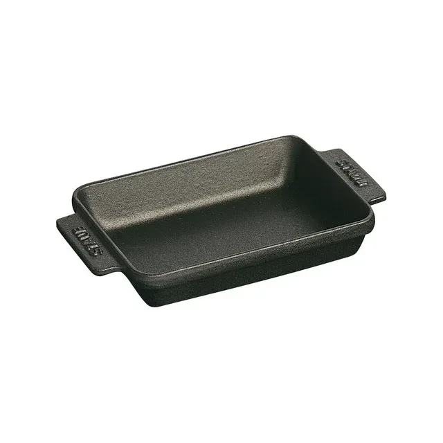 Staub Cast Iron 5.75" x 4.5" Mini Rectangular Baker - Matte Black