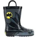 Western Chief Batman Everlasting Boys' Rain Boots (Black) - 2