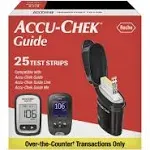 Accu Chek Guide Test Strips - 25 strips