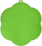 Catit Flower Shape Cat Placemat, Green, diameter 11.8in