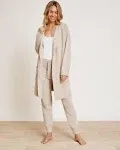 *Barefoot Dreams CozyChic Ultra Lite Wide Collar Jacket Sand Dollar S