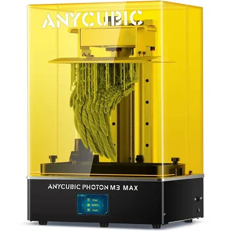 ANYCUBIC Resin 3D Printer, Photon M3 Max SLA LCD UV Resin Printers with 13.6'' 7K Mono Screen, Smart Resin Filler, Large 3D Printing Size 11.7'' x 6.5'' x 11.81''