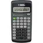 Texas Instruments Ti-30xa 10-Digit Scientific Calculator Black