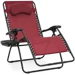 Best Choice Products Oversized Padded Zero Gravity Chair Folding Outdoor Patio Recliner