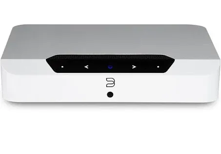 Bluesound POWERNODE Edge Compact Wireless Multi-Room High Resolution Music Streaming Amplifier - White