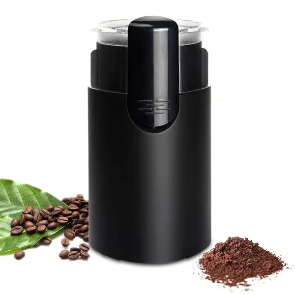 Classic Coffee Grinder Electric, One-Touch Button Spice Grinder, Easy Operation, Durable Stainless