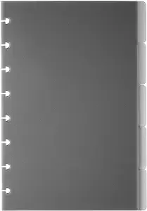 TUL® Discbound Tab Dividers, Junior Size, Gray, Pack Of 10 Dividers