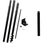 Universal Mounting Pole Kit - Great for Post-Mounted Bird Houses and Bird Fee...