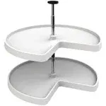 Rev-A-Shelf Lazy Susan Kidney Polymer 2-Shelf