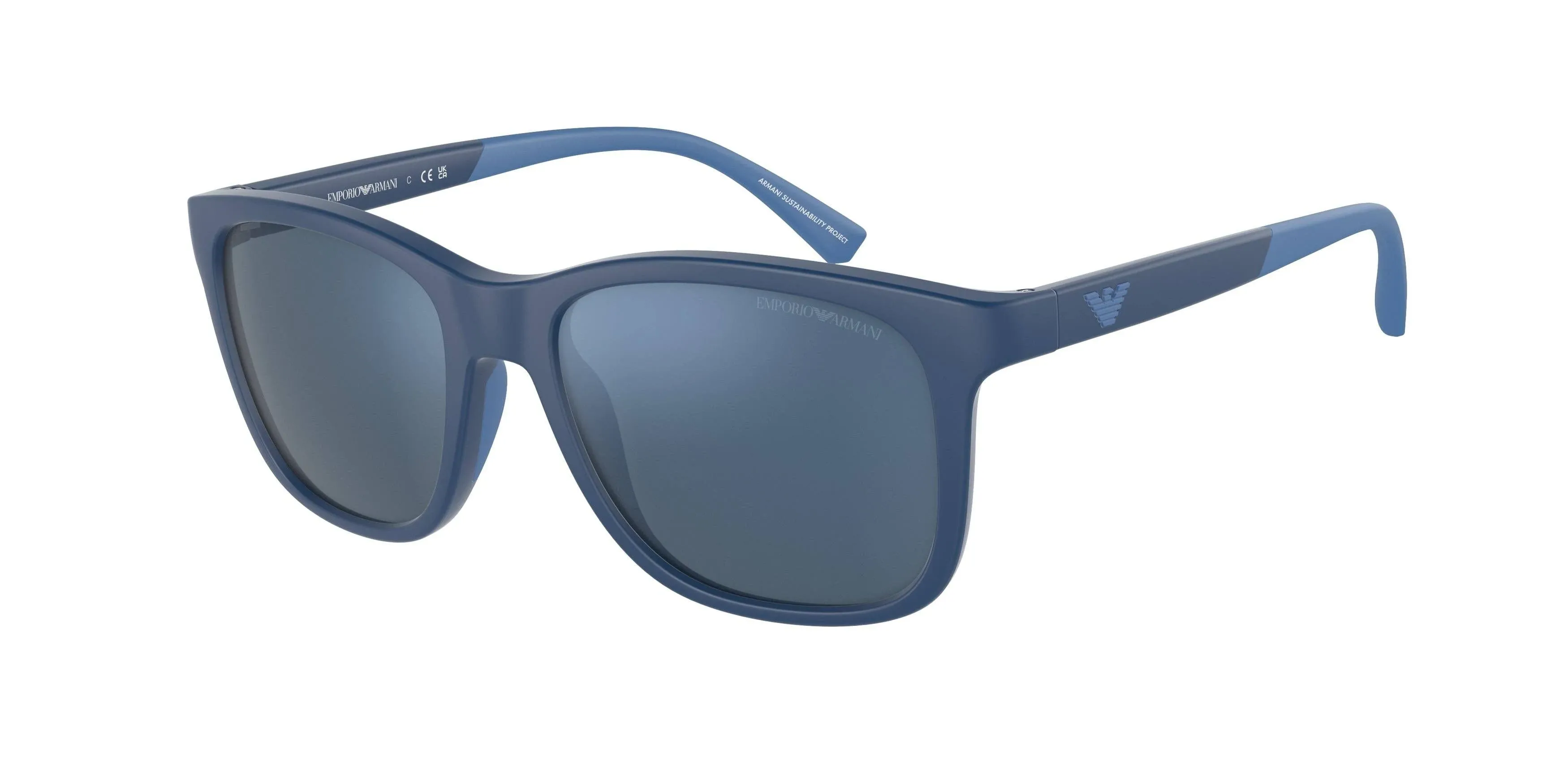 Emporio Armani Kids Sunglasses, Mirror EK4184 - Matte Blue