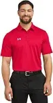 Under Armour Men's Team Tech Polo Red M