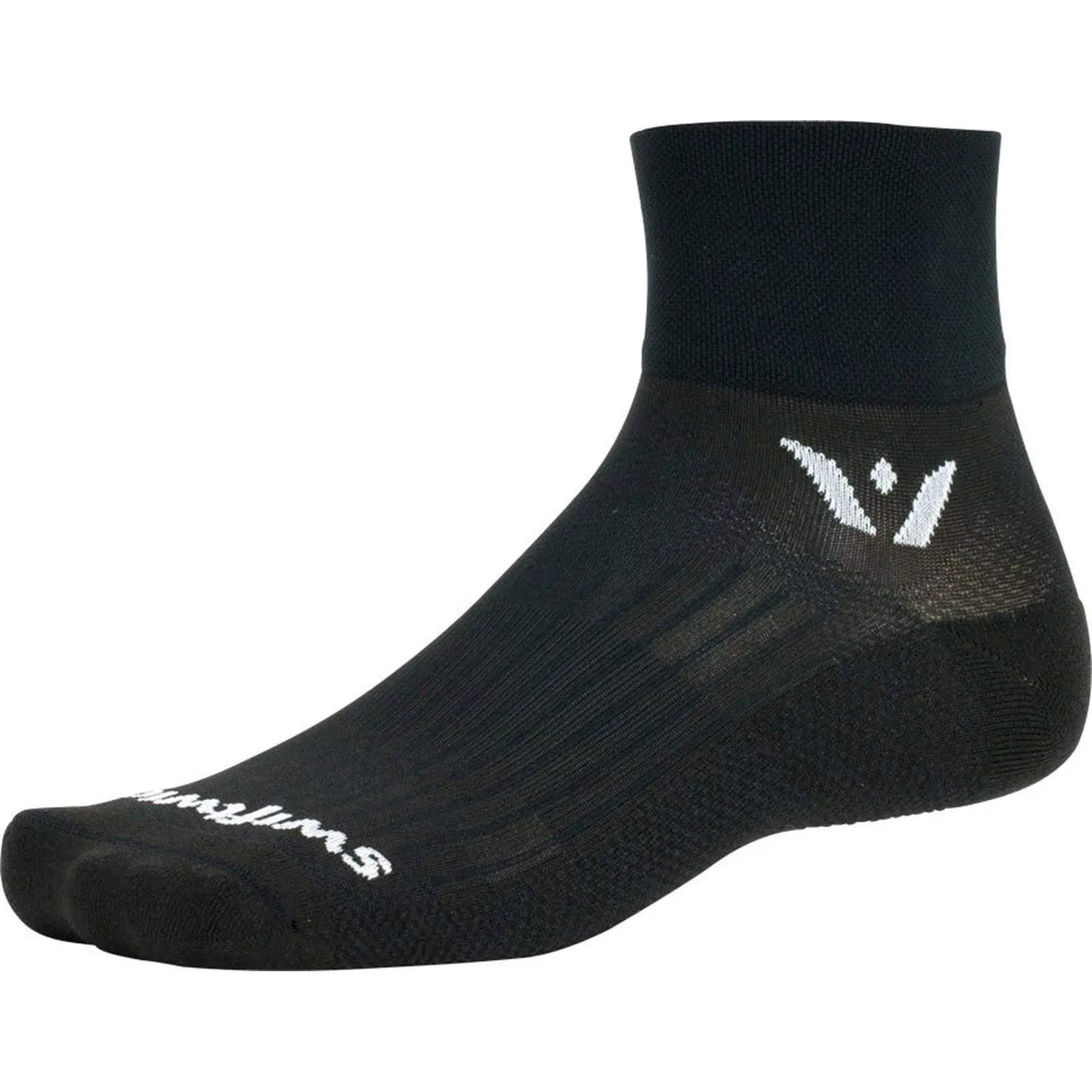 Swiftwick Aspire Two Socks - Black - Small (Black)