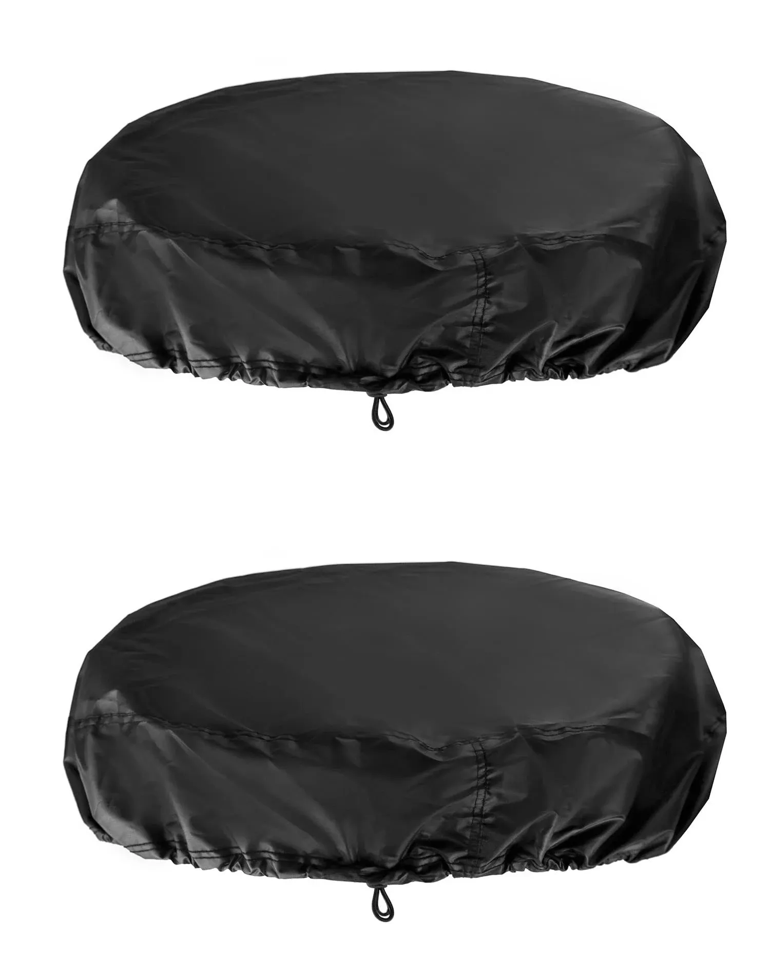 55 Gallon Drum Cover 2 Pack Durable Drum Cap Cover Black