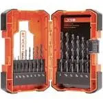 BLACK+DECKER Drill Bit Set, 14-Piece