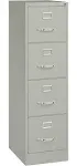 Hirsh 22"D Vertical 4-Drawer File Cabinet, Light Gray