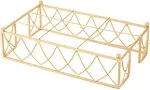 Boston International Arch Guest Towel Napkin Caddy, Matte Gold