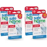 Safe Home DIY Lead in Drinking Water Test Kit – at Home Testing for Lead in City Water or Well Water – Detection to 5ppb – 10 Minute Test – 4-Pack