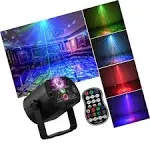 Halloween Patterns Disco RGB LED Laser Projector Lighting Stage Party KTV Lamp