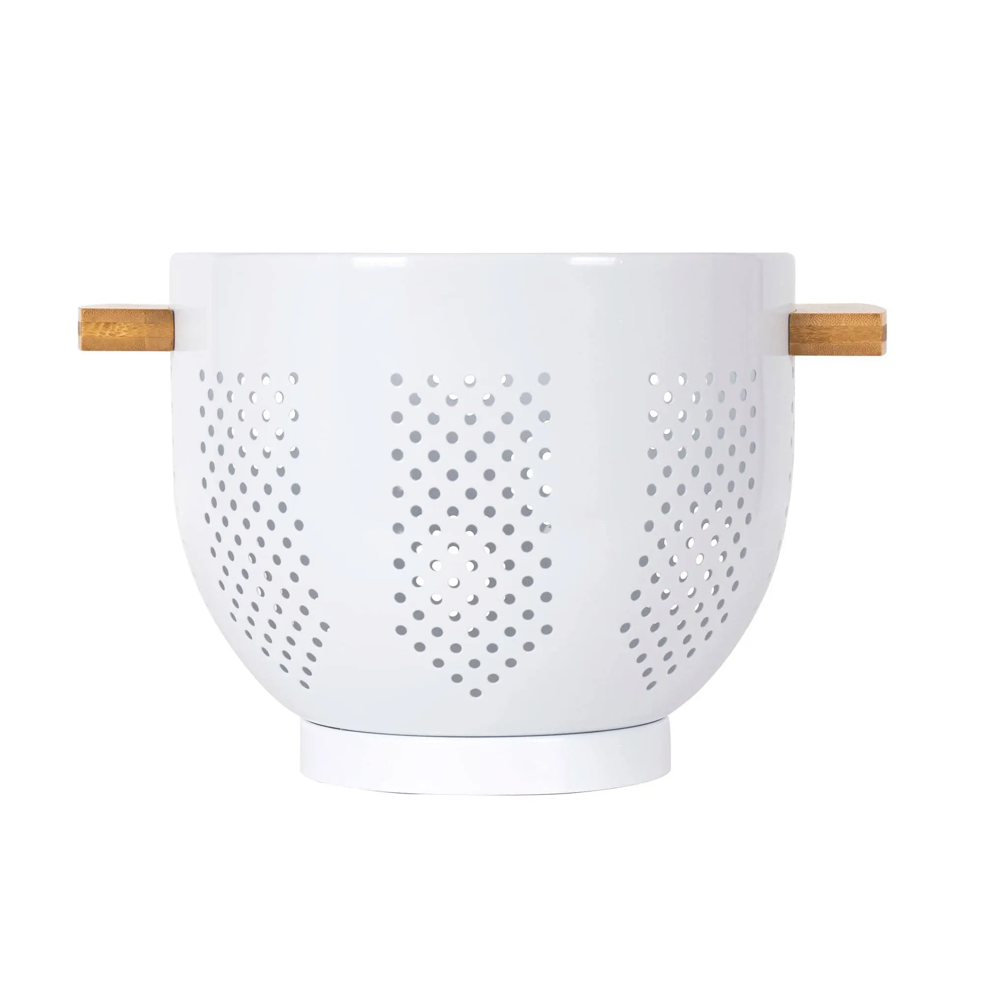 Colanders with Wood Handle - Kitchen Essential Metal Strainers &amp; ColandersLar..<wbr/>.