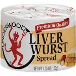 Underwood Liver Wurst Spread, 4.25 Ounce Pack of 24