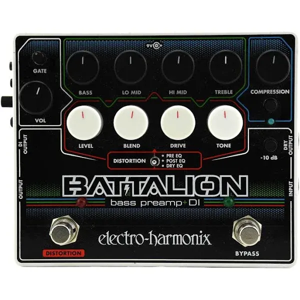 Electro-Harmonix Battalion Bass Preamp/DI | Reverb