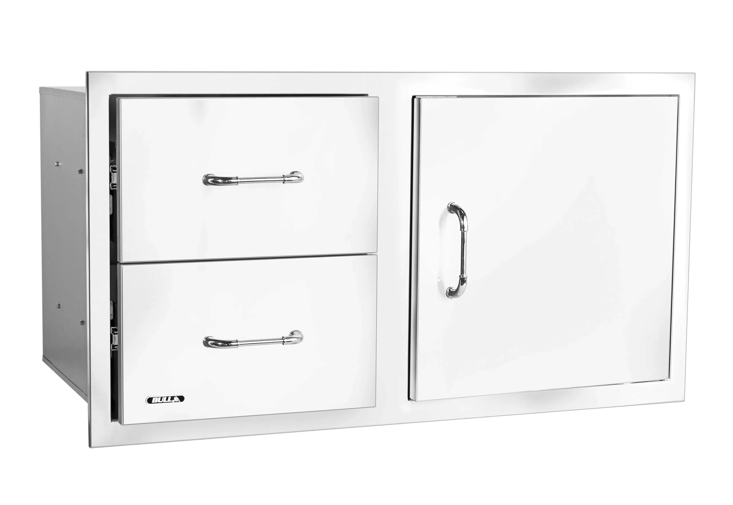 Bull 30-Inch Built-In Stainless Steel Access Door & Double Drawer Combo 25890