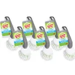 -Brite Little Handy Scrubber Brush, Small &amp; Versatile Cleaning Tool with Long...