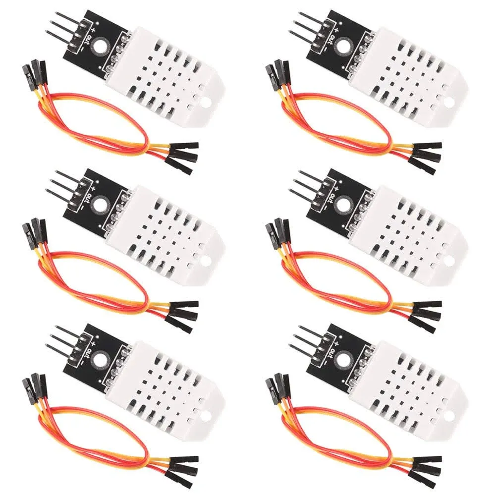 ACEIRMC 6pcs DHT22/AM2302 Digital Temperature and Humidity Sensor Module Temp...