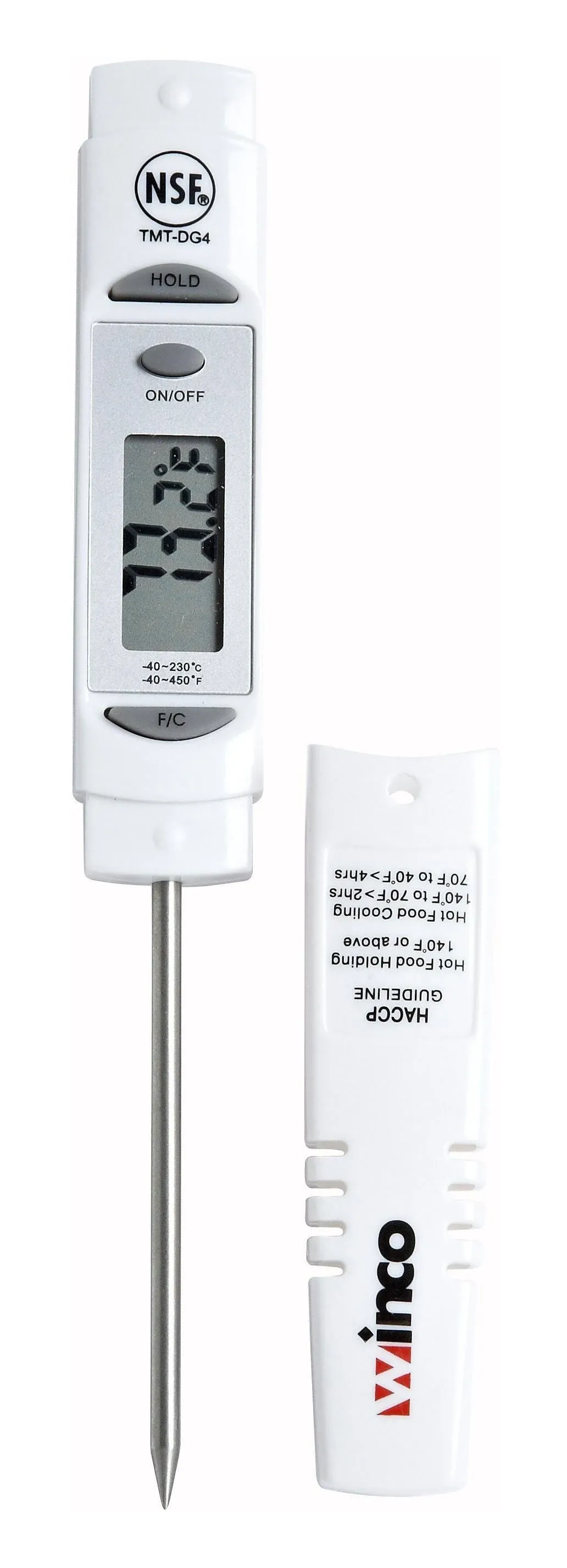 Winco Digital Pocket Thermometer C° / F° Mode -40° to 450° F - TMT-DG4