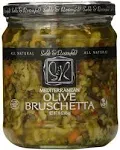 Sable & Rosenfeld Mediterranean Olive Bruschetta - Gluten-Free Green Olive Sandwich Spread with Olive Oil for Muffuletta, Sandwiches, Dips - 16 Ounce