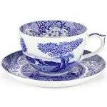 Spode Blue Italian Jumbo Breakfast Cup and Saucer