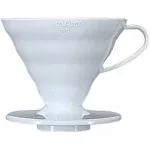 Hario V60-02 Plastic Dripper - White