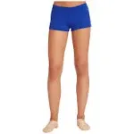 Women's Capezio Dance Boy Cut Lowrise Short (2 Pairs), Size: S (24), Blue