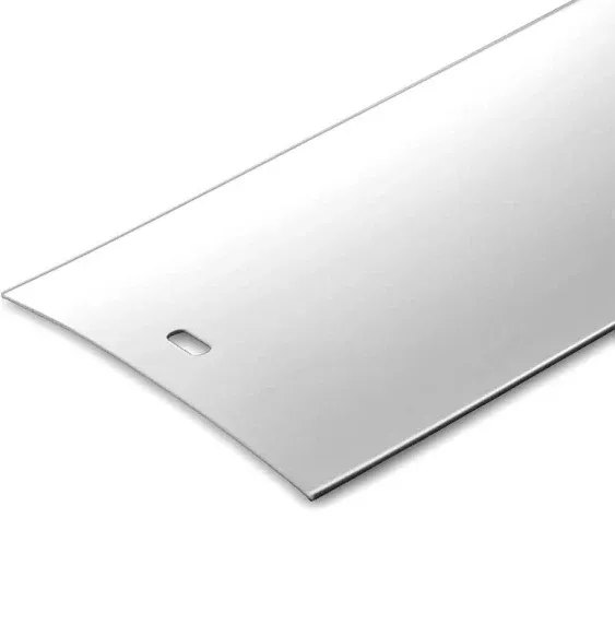 DALIX PVC Vertical Blind Replacement Slat Smooth (White) 10 Pk 82 1/2 x 3 1/2