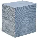 New Pig Absorbent Mat Pads | 100 Oil Spill Mats | 15&#034; x 19&#034; Perforated Pads |...