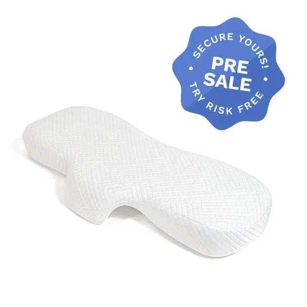 Dreamarch Doctor-Developed, Cuddle Pillow for Individual or Couple Side Sleepers. Ergonomic Pillow with Arm Hole. Pressure Relief Side Sleeping