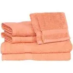 Lintex Deluxe 6-Piece Cotton Terry Bath Towel Set