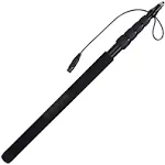 LyxPro Portable Mic Boom Pole Arm 5 Section Stretchable Padded Handheld Telescopic Aluminum Adjustable With Built In Internal XLR Cable Shotgun Zoom Microphones, Fish Pole extends 2.4’ - 9.25’ MPL-20