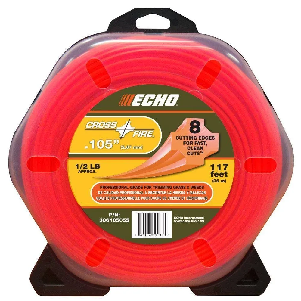 Echo 306105055 Cross-Fire Trimmer Line 1/2 Pound Donut .105"