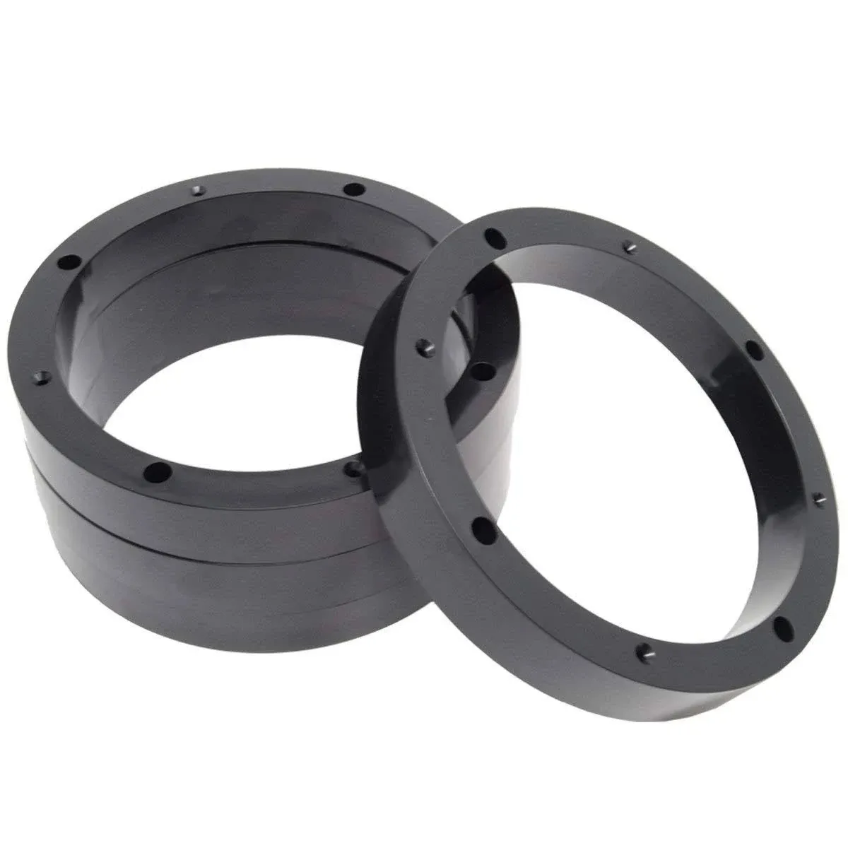 2 Pair 8.5 inch Plastic Speaker Spacer Rings Subwoofer Custom Mounting Adapter