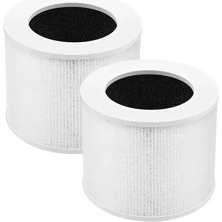 2 Pack Core Mini H13 True HEPA Replacement Filter for LEVOIT Core Mini Air Purifiers, 3-in-1 Core Mini-RF Filter Replacement