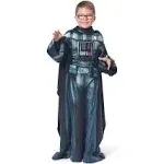 Starwars Comfy Throw Blanket with Sleeves, Youth - 48 x 48 Inches, Being Darth