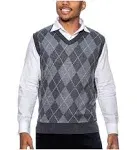 True Rock Men's Argyle and Solid V-Neck Fashion Sweater Vest NEW