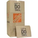 49022-25PK Heavy Duty Brown Paper Lawn and Refuse Bags for Home and Garden, 3...